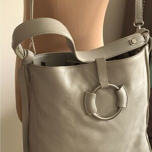 PURSE SAM EDELMAN PEBBLE LEATHER TOTE OR CROSSBODY. VERY CLEAN SIZE 15X12